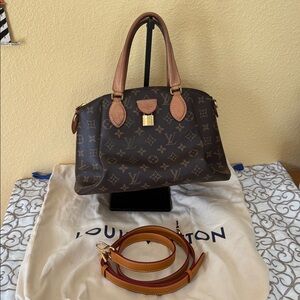 Louis Vuitton Monogram Rivoli PM Canvas Handbag